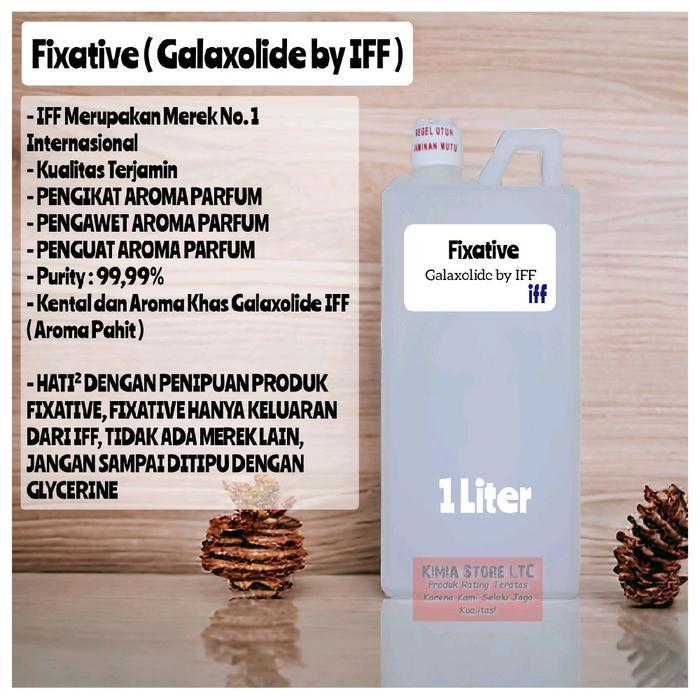 sjy FIXATIVE GALAXOLIDE 1LITER ( ORIGINAL IFF ) / FIXATIVE 1LITER ( PENGAWET PARFUM / PENGIKAT AROMA