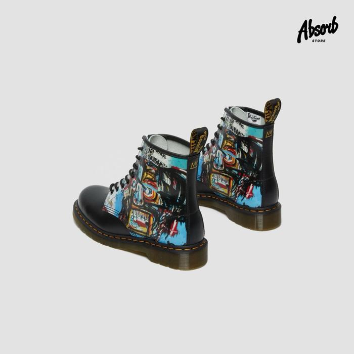 DR. MARTENS 1460 X JEAN-MICHEL BASQUIAT UNTITLED (BLACK/MULTI)