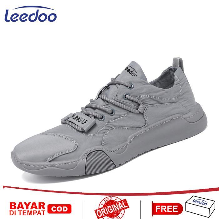Eiger - Sepatu Sneakers Running Original Karet Kekinian Tali Casual Fashion Pria Kerja Sport Shoes