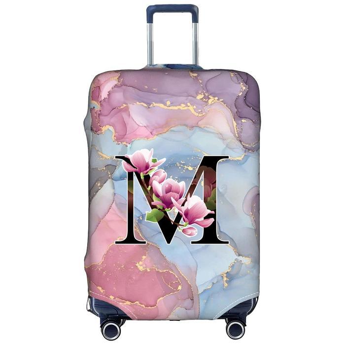 LUGGAGE COVER PROTECT FLORAL PRINT LUGGAGE. APPLICABLE TO 18-28 "LUGGAGE. IT HAS A SIMPLE BEAUTIFUL