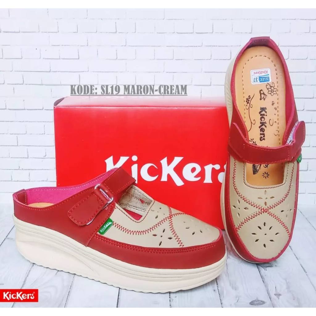 Sepatu Sandal SELOP Wanita Kickress Model Terbaru (COD)/ PROMO Sandal Wanita Dewasa Bagus/ Sendal sl