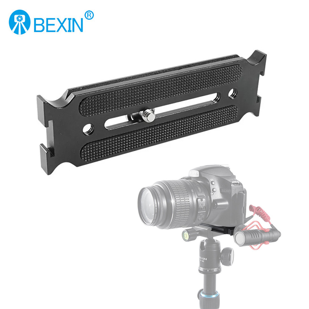 BEXIN L130H Double Cold Shoe Mouth Quick Release Base Plate Expansion Quick Release Bracket for