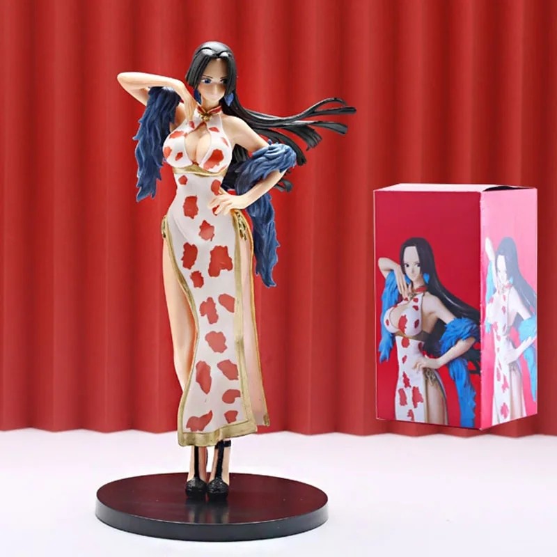 Hot 24CM One Piece Anime Figure Boa Hancock Action Figure Sexy Girl Statue Collection Decoration