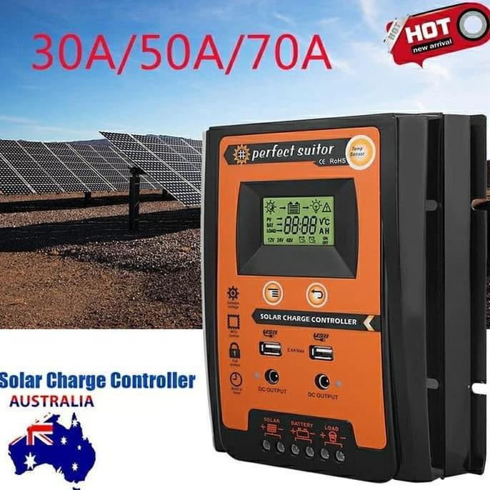 Mppt 70A 12V/24V Solar Panel Surya Solar Control Charger Solar Cell