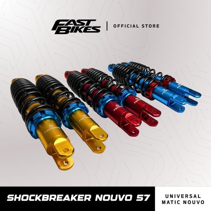 Fastbikes - Shockbreaker Motor Nouvo Aerox 285 Mm Dual Matic Universal 57