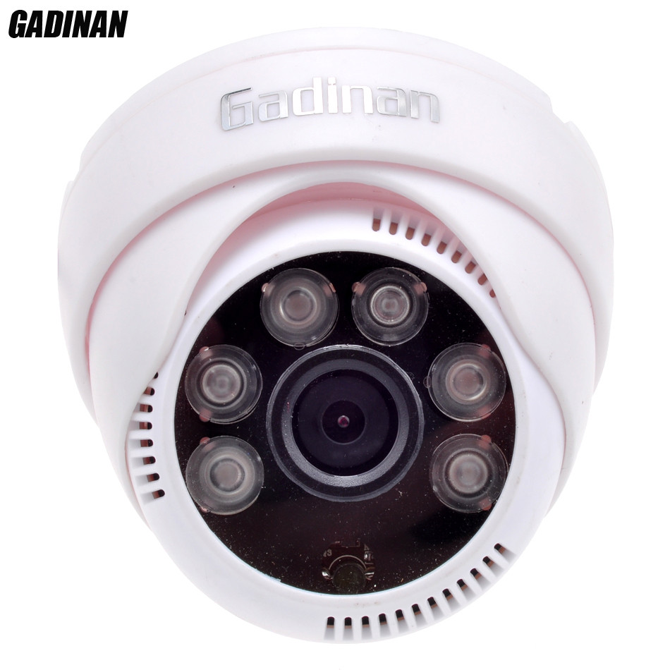 GADINAN AHD Surveillance Camera AHD 1.0MP/2MP Dome Camera Indoor 6pcs IR Array AHD CCTV Camera