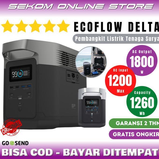 xewekmulia ECOFLOW Portable Power Station Genset Generator Listrik Tenaga Surya