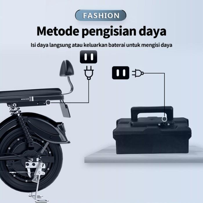 promo besar besaran PROMO TERBATAS Sepeda Listrik/48V 12 A/Sepeda Listrik Dewasa / Sepeda Motor