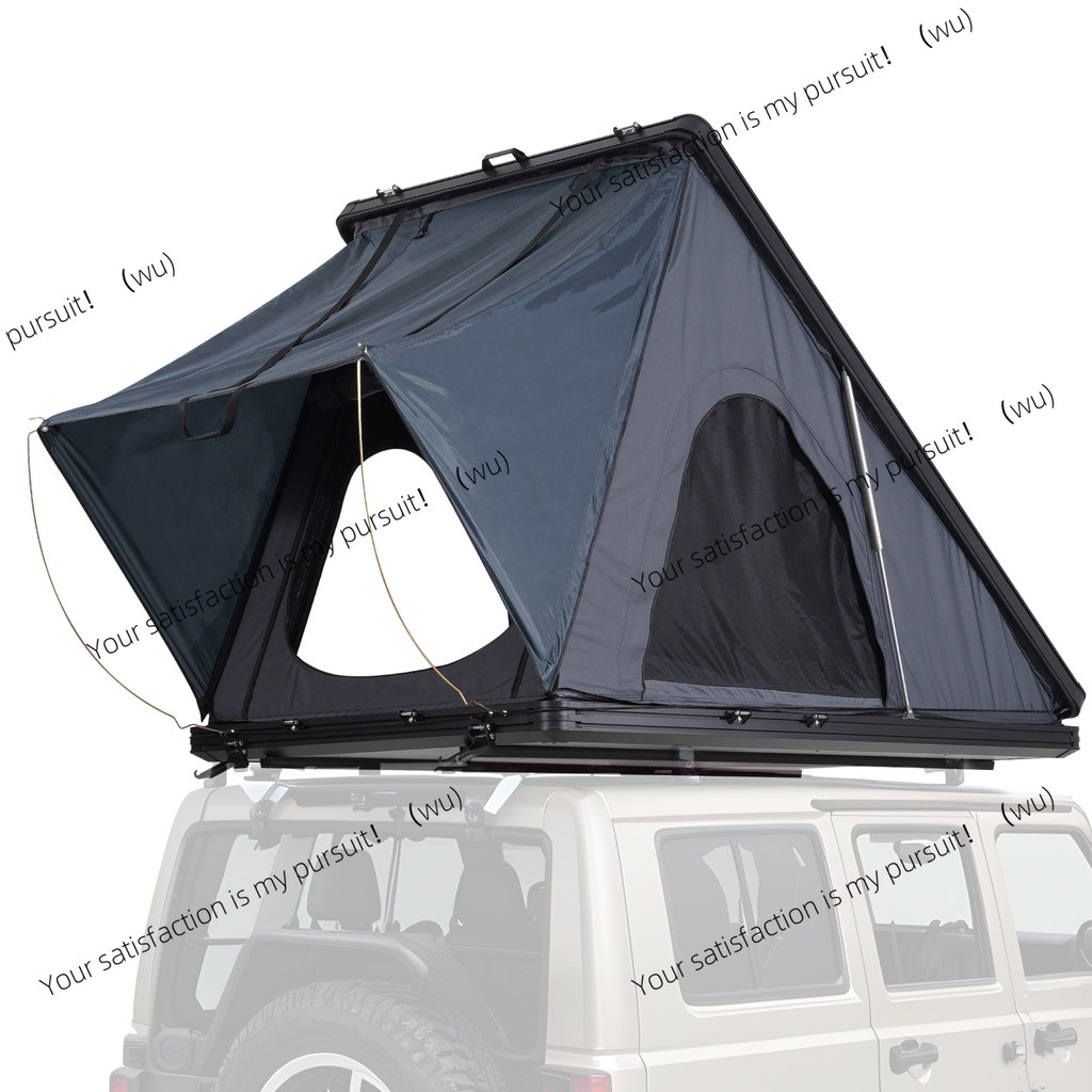 Rooftop Tent Hard Shell Roof Top With Telescopic Ladder Thick Mattress Waterproof Windproof For Jeep
