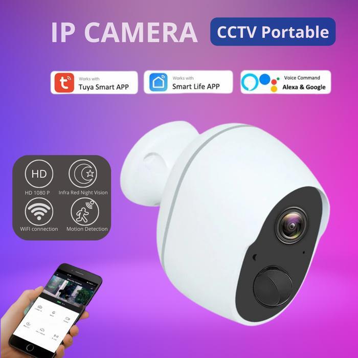 KERUI IP Kamera CCTV TUYA WiFi baterai Portable Camera
