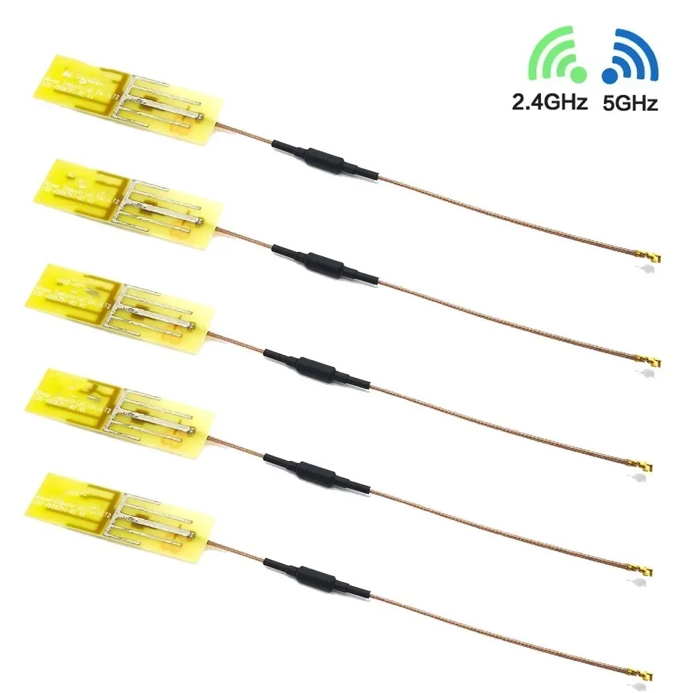 5Pcs High Gain Pcb Antenna Wifi Antenna 2.4G /5.8G Dual Frequency 8Dbi High Gain Pcb Antenna Wifi