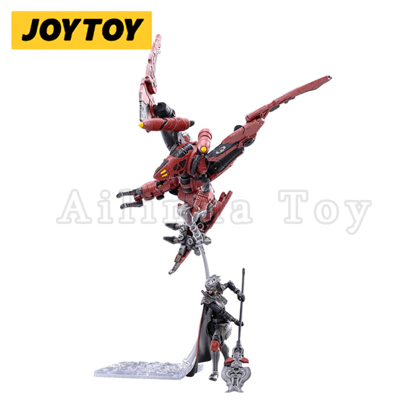 JOYTOY 1/18 Action Figure Transformation Mecha Saluk Flame Dragon Cavalry Crimson Anime Model Toy Gi