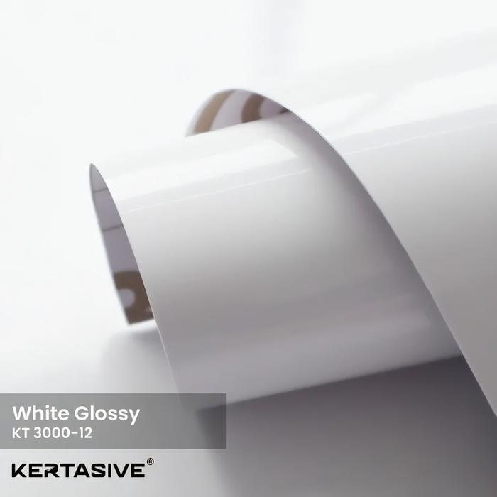 Aj' White Glossy Kertasive - Pvc Interior Film 100X122Cm