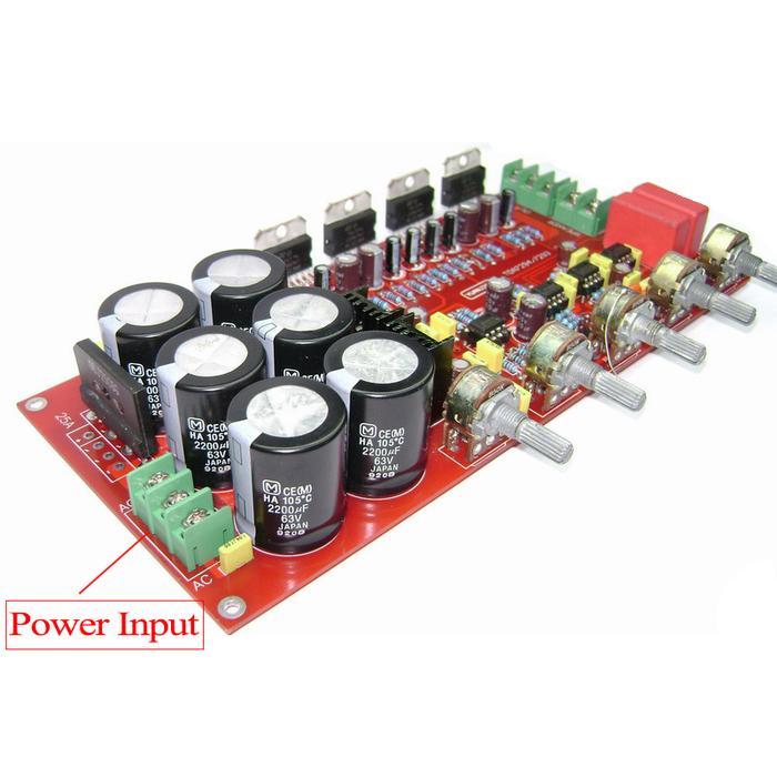 Bahod Tda7294 Power Amplifier Board 2.1 Channel 80W+80W Diy Assembly Power Amplifier Board Hifi