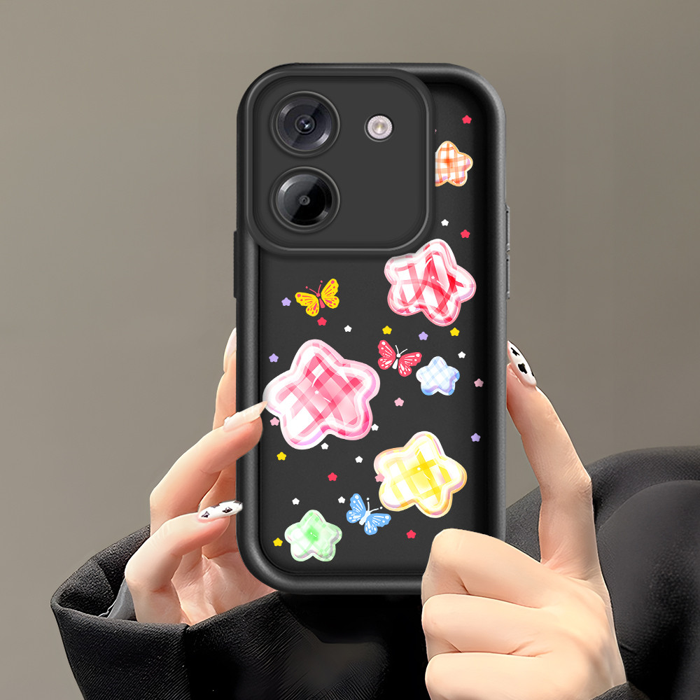 Casing Hp Untuk Xiaomi Poco M7 Pro 5G Case Kesing Protect Phone TY DLJ C8-4822 bunga-bunga