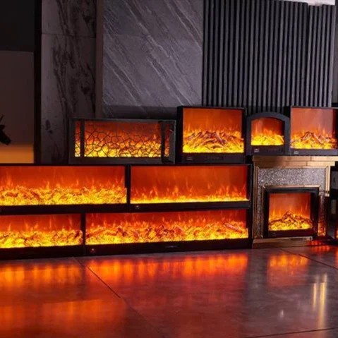 Electric FireplaceSuper Large Decor Flame Wall Mounted Recessed Modern Electric Fireplace For Sale