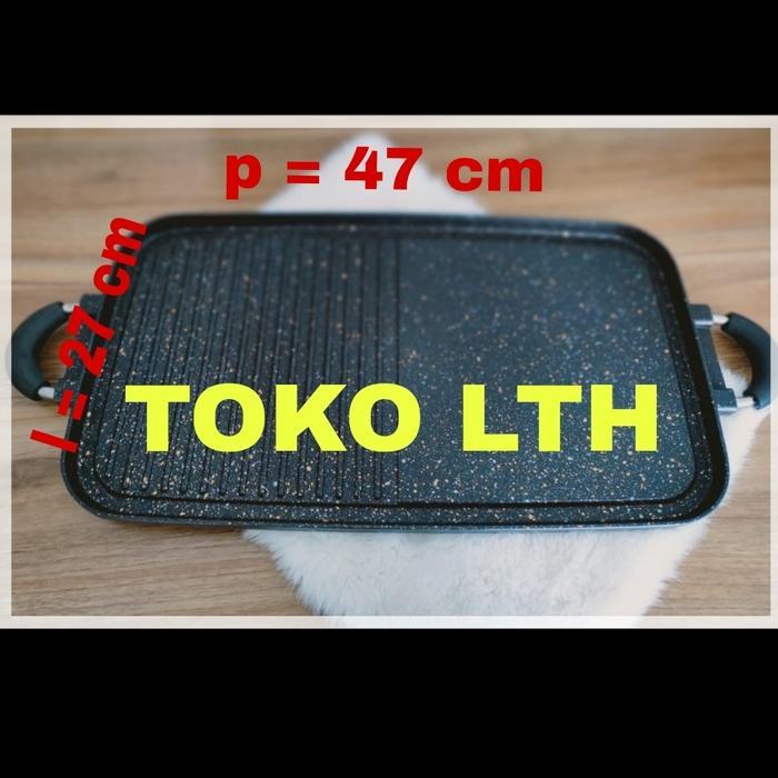 MULTI GRILL PAN PANGGANGAN BBQ 2 IN 1 YAKINIKU ALAT PANGGANG TEFLON