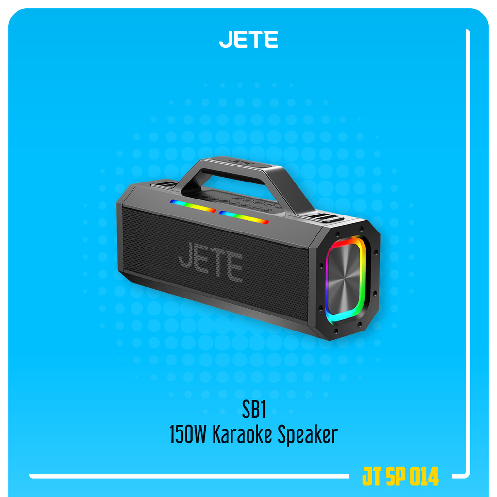 Jete SB1 150W Karaoke Function TWS Mode Wireless Speaker
