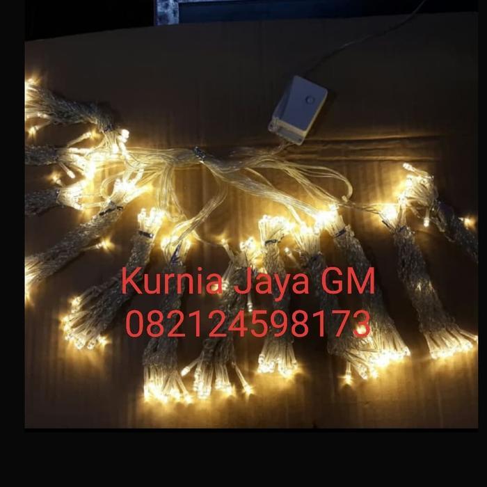 Lampu Natal Tirai Led / Lampu Natal Tirai Led 3X3Mtr /Tumblr Net Led
