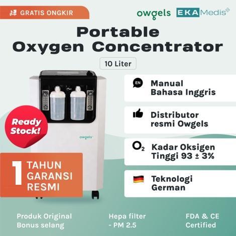 Oxygen Concentrator & Nebulizer Owgels OZ-501GW0 10L, Garansi RESMI