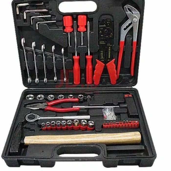KUNCI KUNCI KENMASTER TOOL KIT 100 PCS ALAT TUKANG LENGKAP