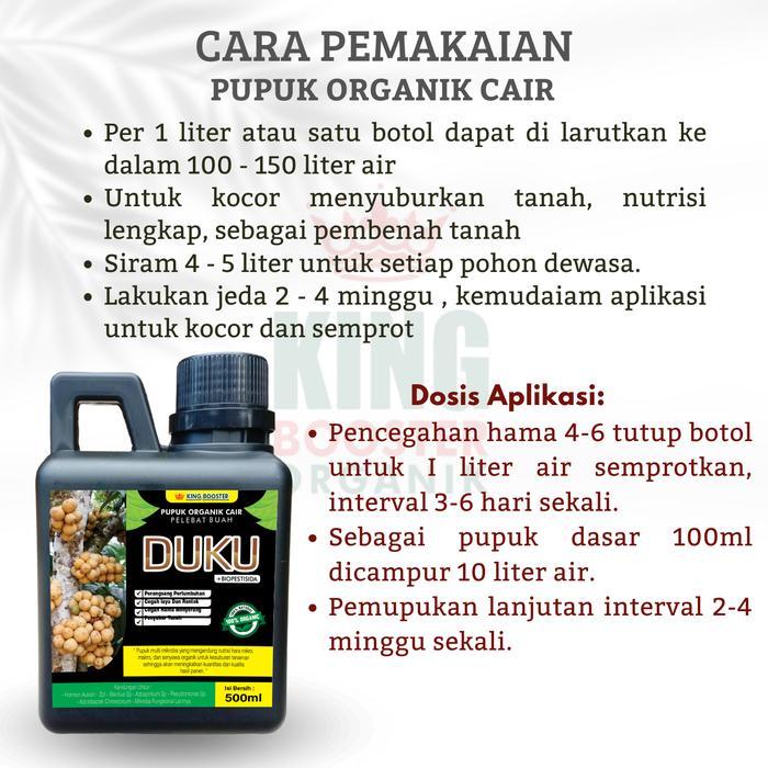 Mrono_Mrene Pupuk Organik Cair Pelebat Buah Duku , Khusus Buah Duku Buah Langsat Booster Cair Duku
