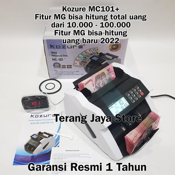 Mesin Penghitung Uang Kozure Mc-101 Money Counter Kozure Mc101 Mesin Hitung Uang Kozure Mc101