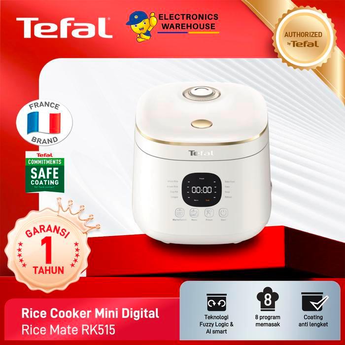 Tefal Rice Cooker Mini Digital / Magic Com / Rice Mate RK515 0.8L