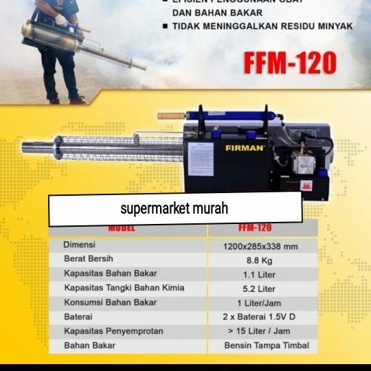 Mesin Fogging Nyamuk Firman FFM 120 Alat Semprot Nyamuk Firman FFM