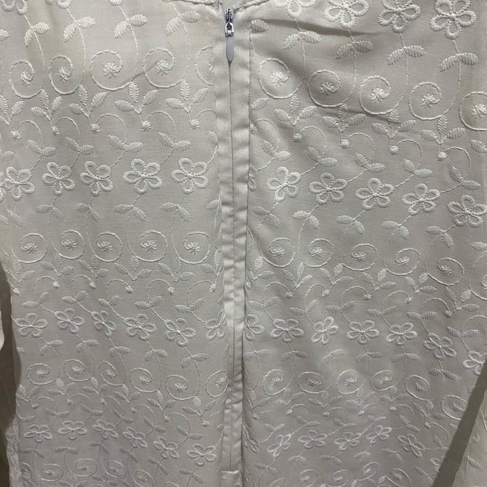 Gamis Katun Umroh Haji Katun Bordir Katun Polos Putih Bunga Motif Muslim Jepang Rempel Dress Wanita