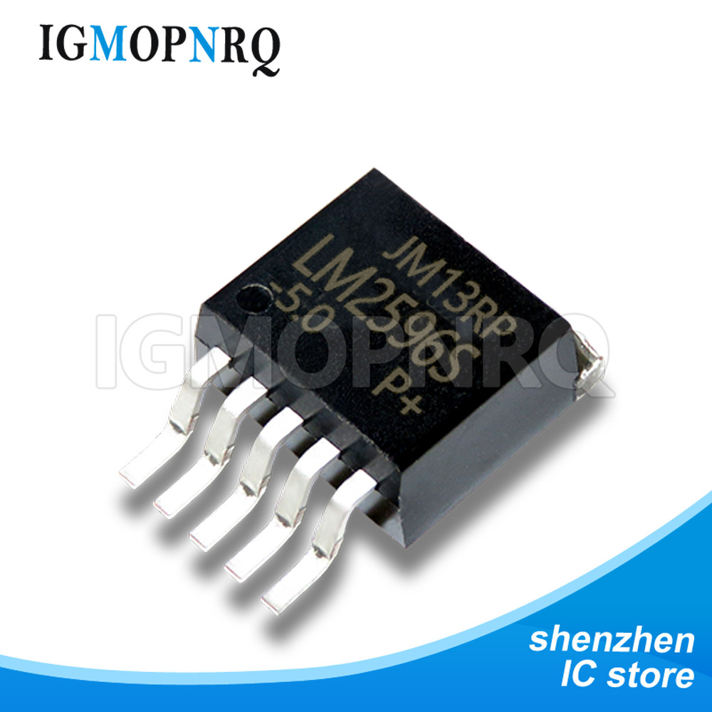 10Pcs Lm2596 Lm2596S Lm2596S-Adj To-263-5 Lm2596S-5.0 Lm2596S Lm2596Sx-5.0 Lm2596Sx-Adj