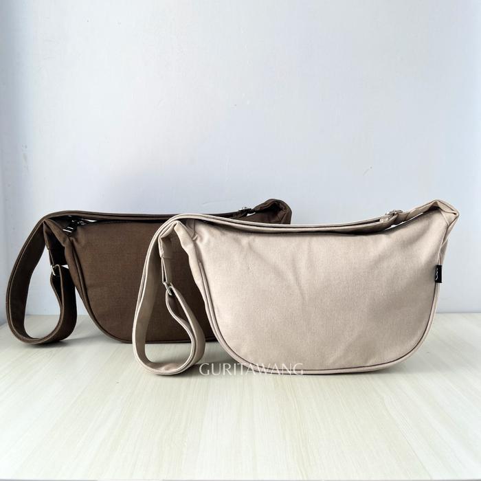 veluna- [Guritawang] Haiko Bag Sling Bag & Shoulder Bag Tas Selempang & Bahu Kanvas Wanita