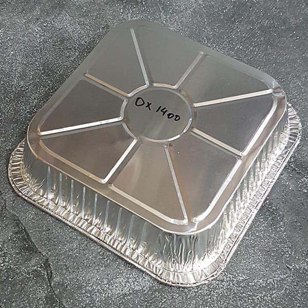 PasTrY- Tray Ox1400 / K1452 Isi 10 Pc Cetakan Kue Aluminium Foil Kotak 20 X 20