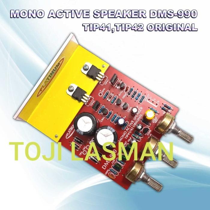 DMS 990 kit pcb speaker aktif mono tip 41 42 platinum dms 990 dms990 KIT PCB MODUL AMPLIFIER AMPLI