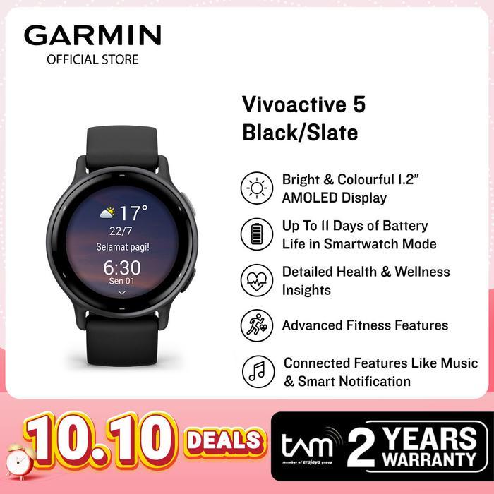 Garmin Vivoactive 5 - Black/Slate
