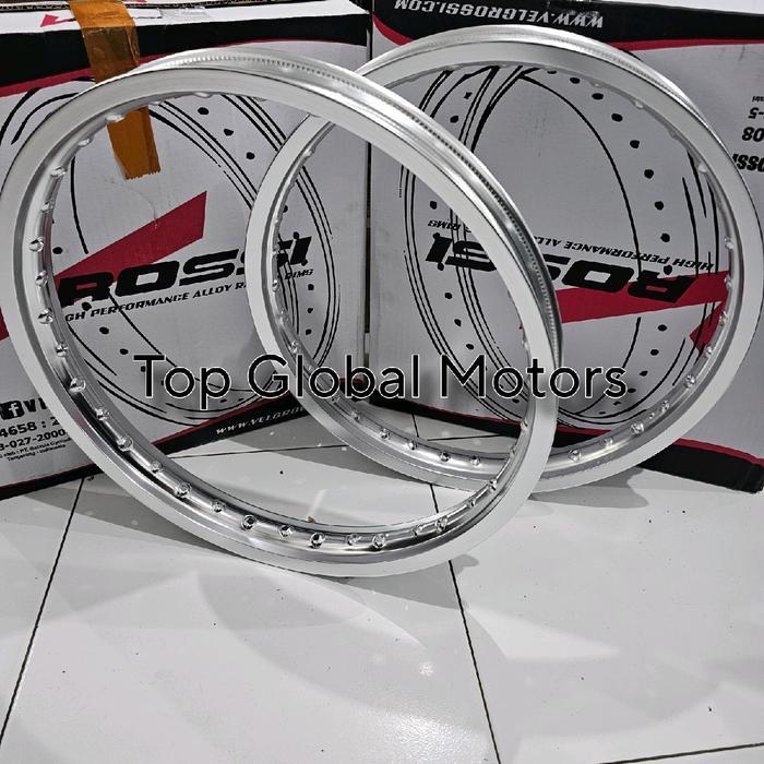 Velg Vrossi Silver Ring 17 Dan 18 Sepasang Semua Motor Motorcycle