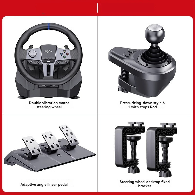 V9 Gen2 Racing Game 900 Degree PC PS4 Switch Computer Simulation Driving European Truck 5 Euro Card