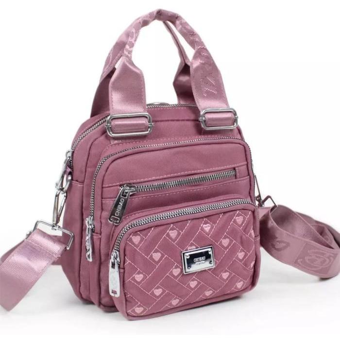 Tas selempang wanita 3in1 chibao import original