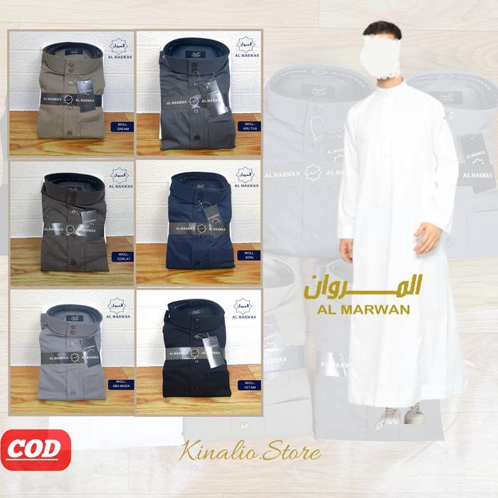 JUBAH MARWAN WOL/HARAMAIN WOLL/ALHARAMAIN WOL/JUBAH SAUDI