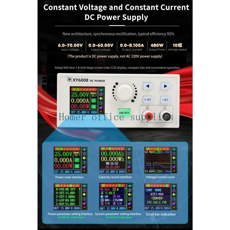 K43B Xy6008 Xy6008W 60V 8A 480W Step-Down Module Set Easy Assemble App/Remote Control