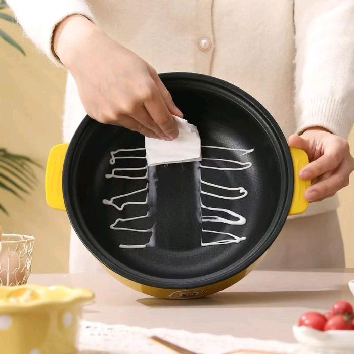 (0045-B)Panci Listrik Electric Cooking Pot Bangyduck bentuk Kuali bahan teflon anti lengket ukuran