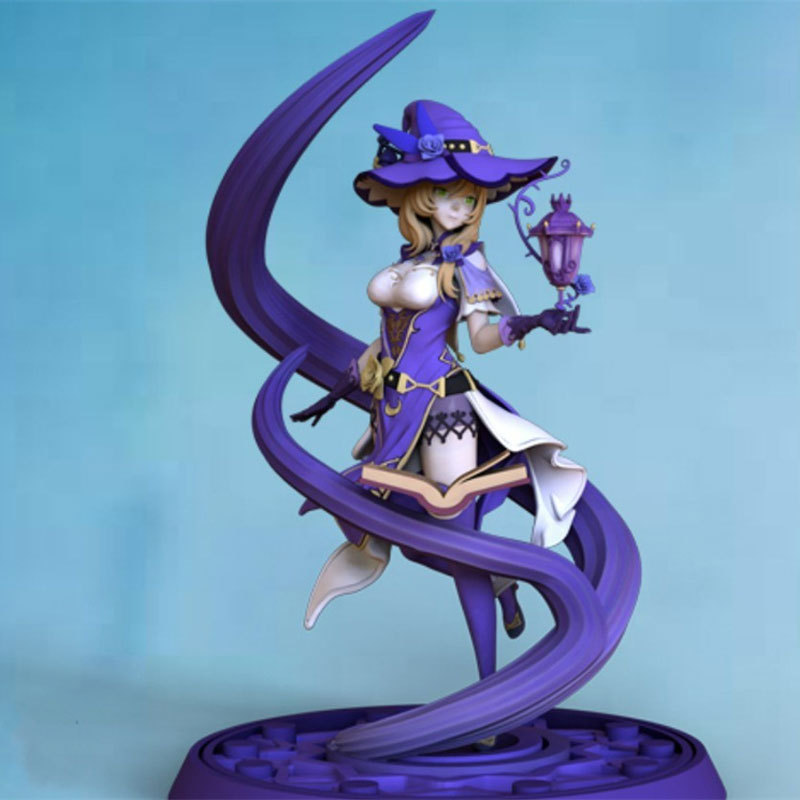 Double Style 1/12 Scale Genshin Impact Resin Model 150MM NSFW Sexy Lisa Figure Unpainted Figurine