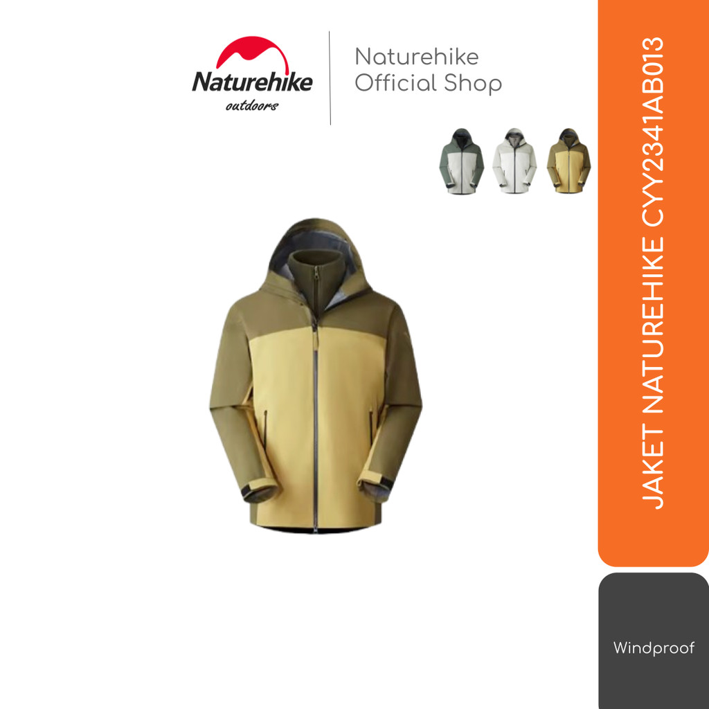 JAKET OUTDOOR HIKING WINDPROOF WATERPROOF CAMPING NATUREHIKE CYY2341AB013