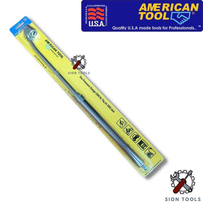 AMERICAN TOOL ALAT PENGUKUR TEKANAN BAN 200 PSI / TIRE PRESSURE GAUGE