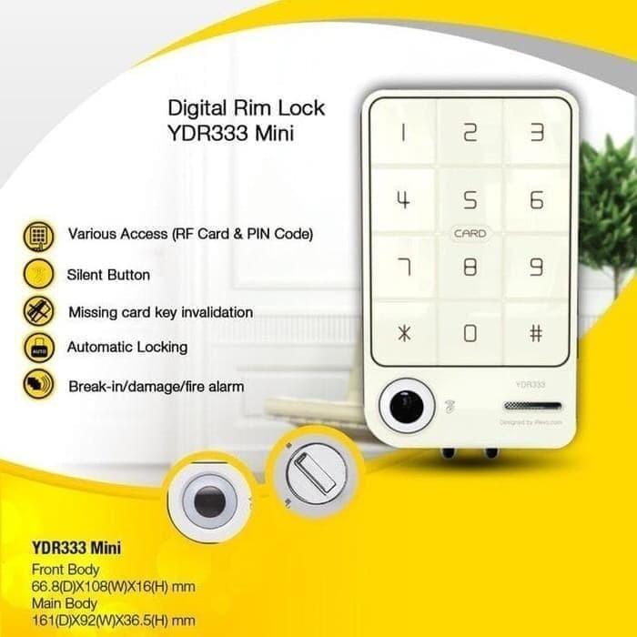 YALE YDR-333 ( YDR333 ) KUNCI PINTU OTOMATIS DIGITAL DOOR LOCK