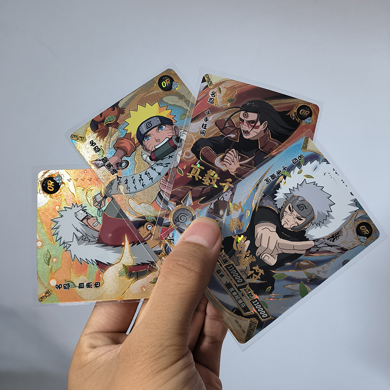 Kayou Naruto Cards OR Set Naruto SLR Card Collectibles Gaara AR Haruno HR Sakura Uchiha Sasuke Toys 
