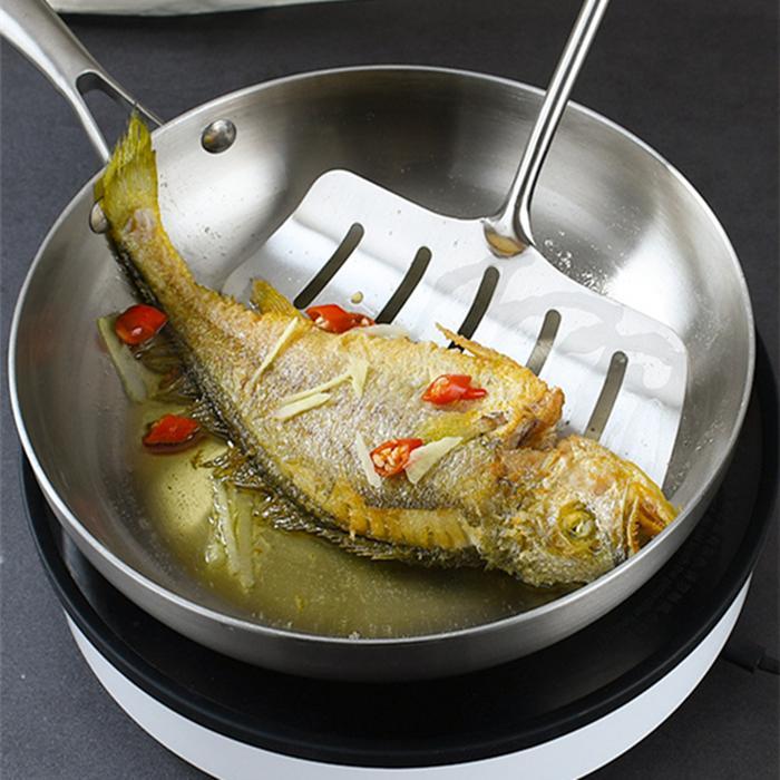 New Frying Pan 304 Stainless Steel Cooking Pots For Kitchen Professional Grade Pans For Cooking