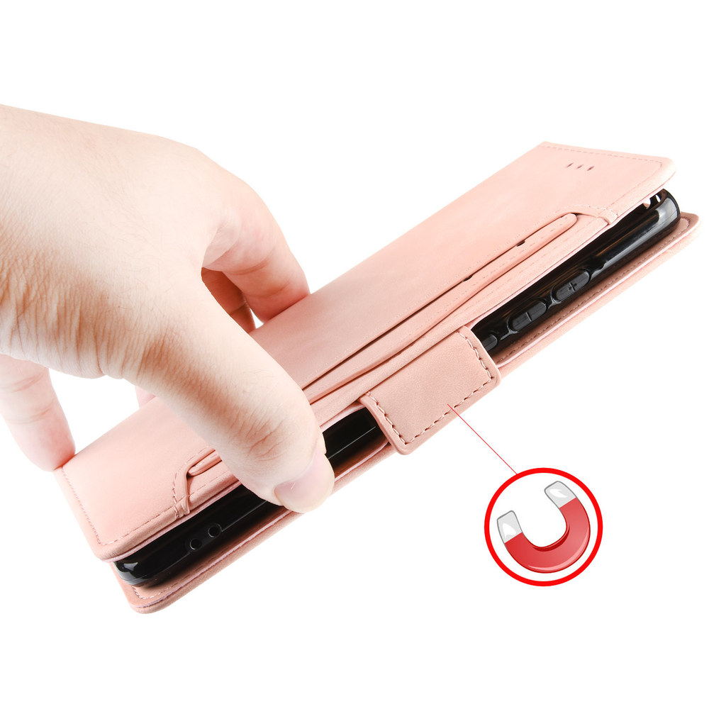 for Oukitel WP6 Shockproof Leather Case Flip Wallet Removable Card Slots Book Full Cover for Oukitel
