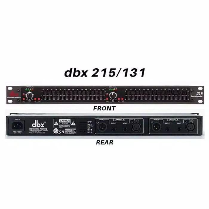 Eqaulizer Dbx215/131 Dbx 215/131 Untuk Dalam Ruangan Garansi