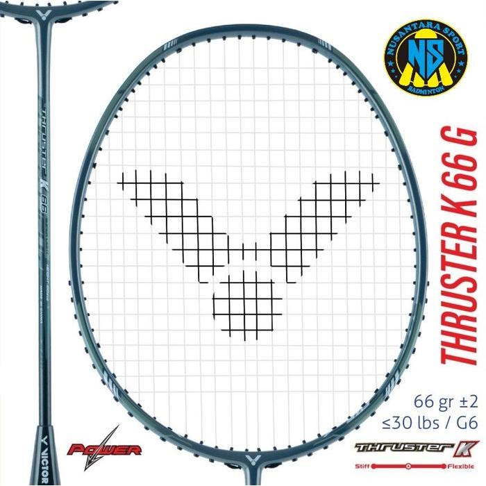 Raket Badminton VICTOR Thruster K 66 / TK-66 G / TK 66 G